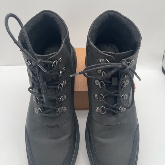 Kenneth Cole Reaction Men's Charcoal Lace-Up Boots - Picture 1 of 11